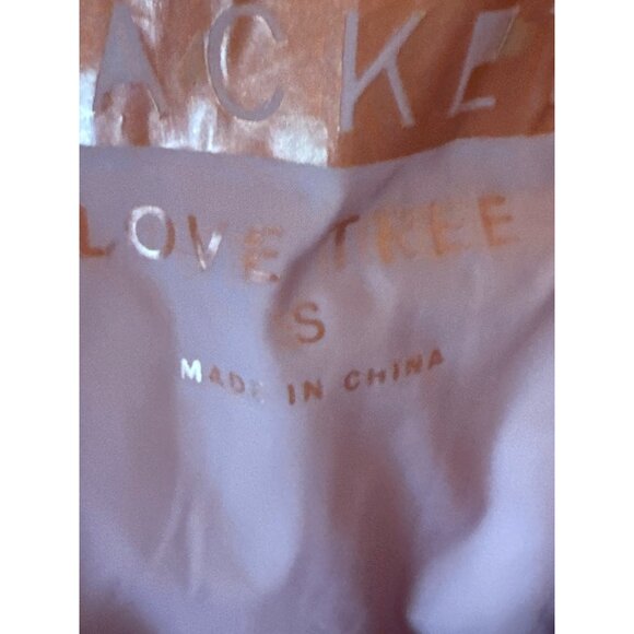 Love Tree Ultra Light Packable Jacket Small Pink Nylon Womens - Picture 3 of 6